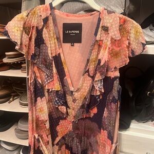 Le Superbe‎ Major Flirt Pettys Wildflowers Dress Size 6 MSRP $495 no flaws
